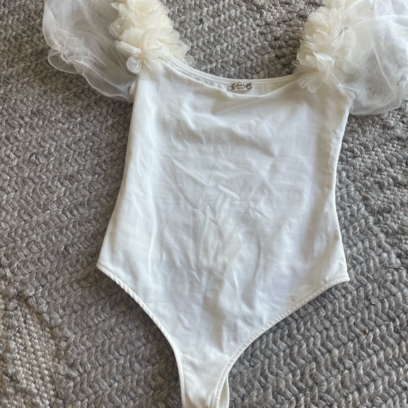 Free People Pretty Petals Bodysuit - Picture 4 of 10